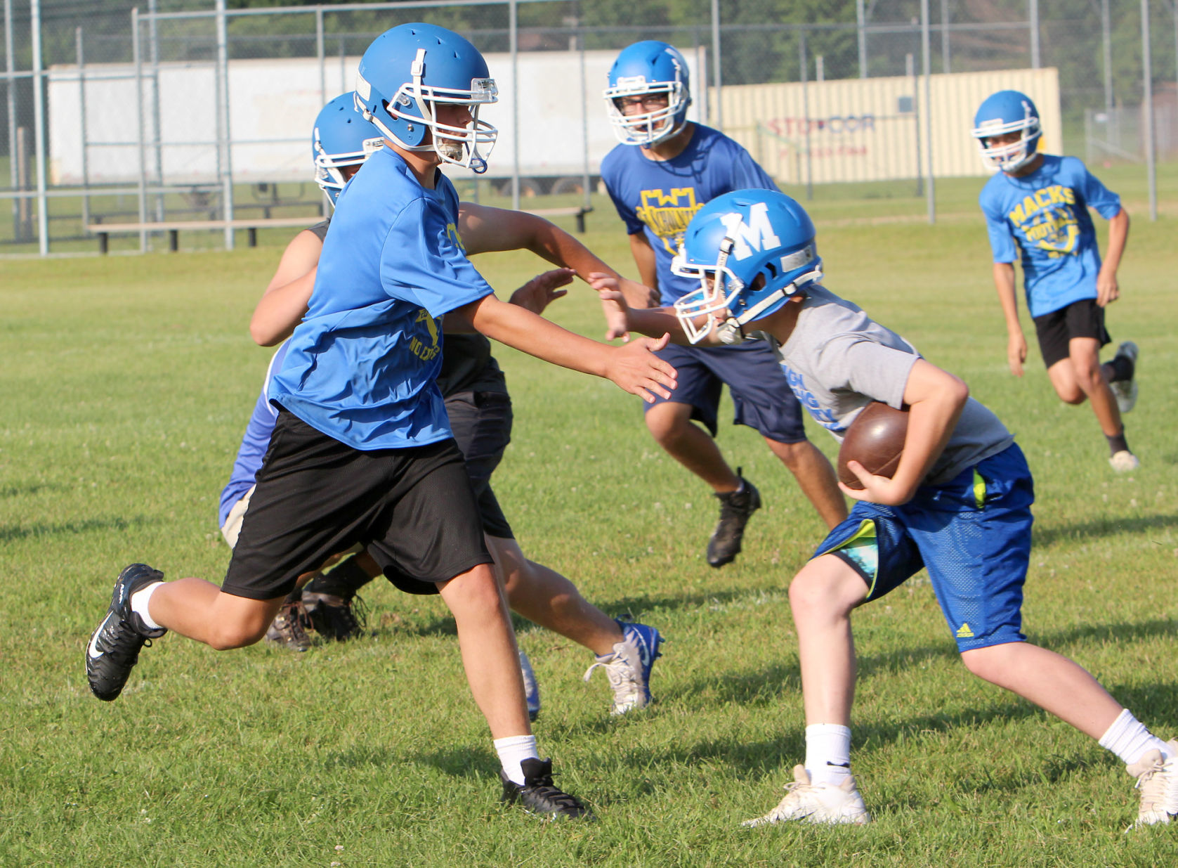 McDonell football practice 8-7-19